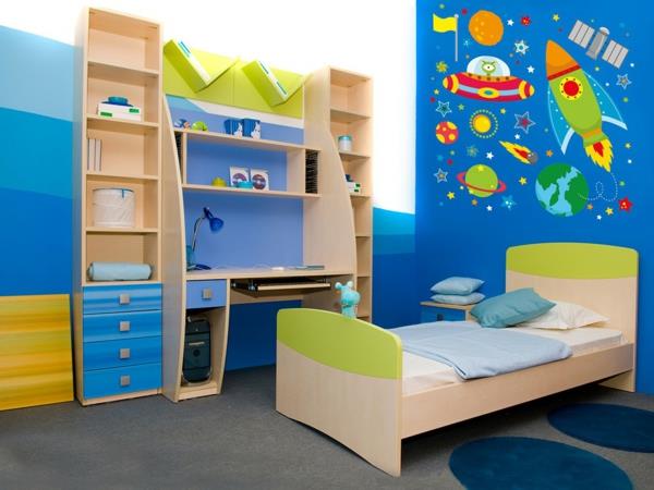 αυτοκόλλητα τοίχου παιδικό δωμάτιο παιδικό δωμάτιο εσωτερικό ξύλινα έπιπλα