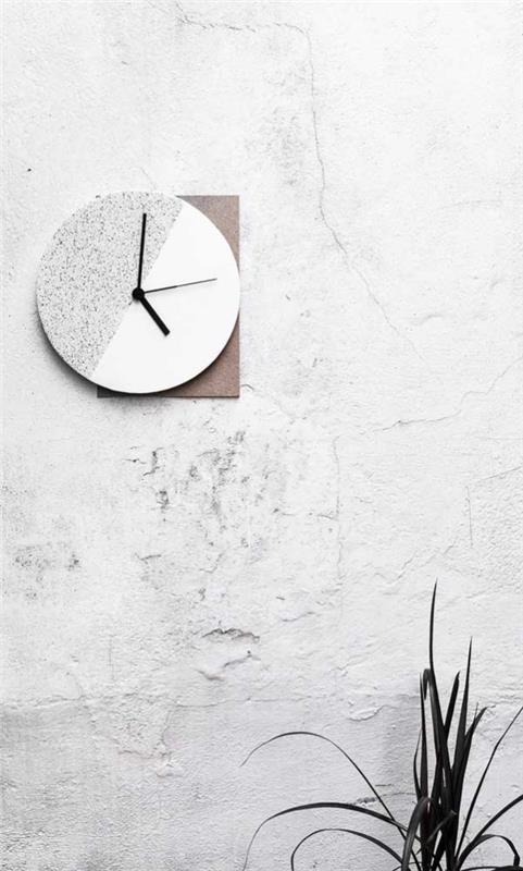 ρολόι τοίχου - μικρή ιδέα από χαρτόνι