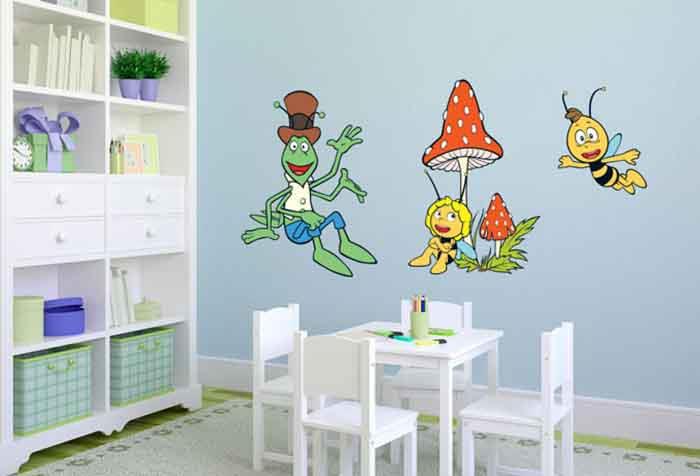 wangestaltung διακοσμητικό αυτοκόλλητο τοίχου παιδικό δωμάτιο