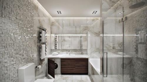 τουαλέτα-μπάνιο-πλυντήριο ρούχων-μοντέρνο-διαμέρισμα-εσωτερικό