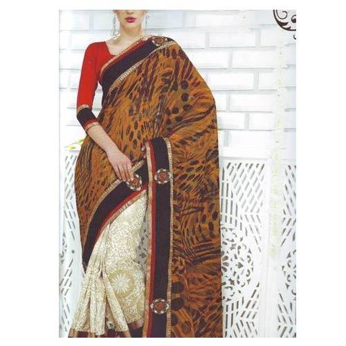 Nedensel Pamuk Kanchi Saree