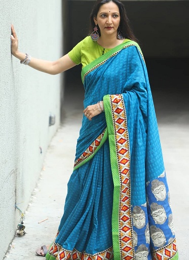 Patchwork Kanchi Pamuk Sari