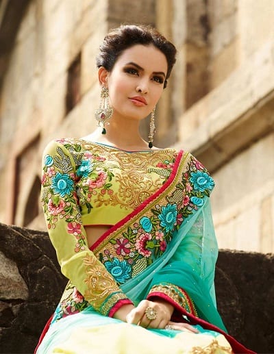 Radžastano dizainerio modelis Saree