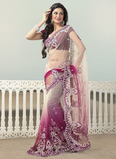 „Glamour Net Saree“