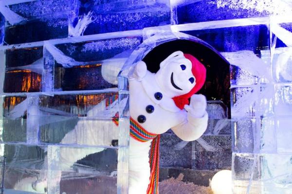 weiberfastnacht 2015 quebec χιονάνθρωπος καρναβάλι μπλοκ πάγου