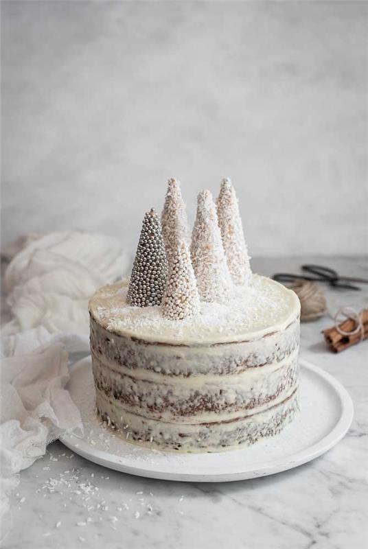 λευκό κέικ ιδέες διακόσμηση κέικ