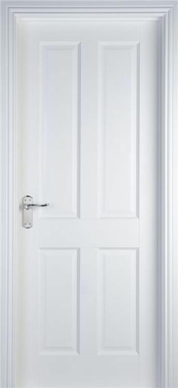 λευκές εσωτερικές πόρτες 4 πάνελ