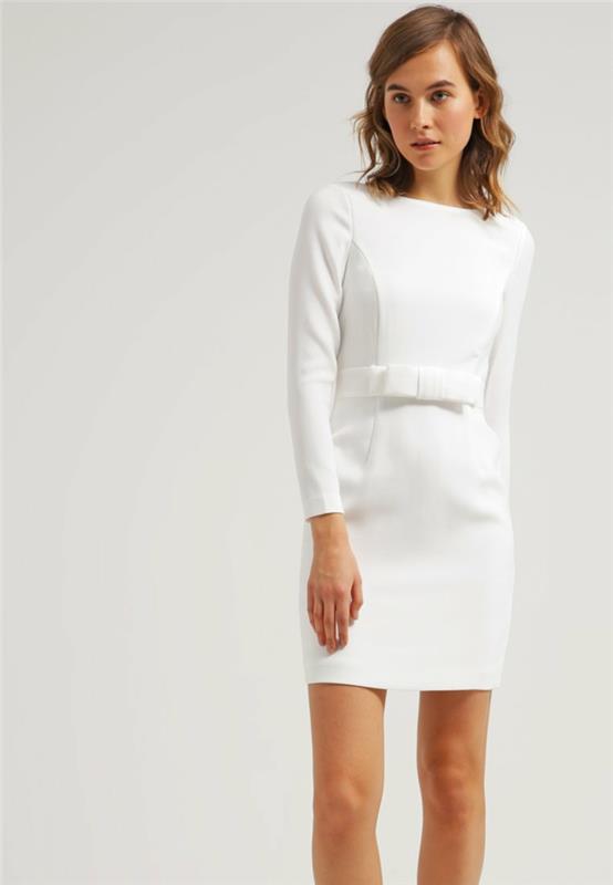 λευκά ρούχα λευκό φόρεμα zalando κυρίες μόδας 80s