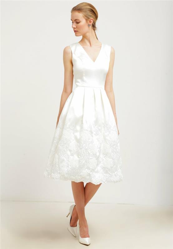 λευκά ρούχα λευκό φόρεμα zalando κυρίες εορταστική μόδα