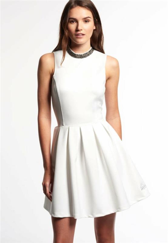 λευκά ρούχα λευκό φόρεμα zalando κυρίες μόδα βραχώδες
