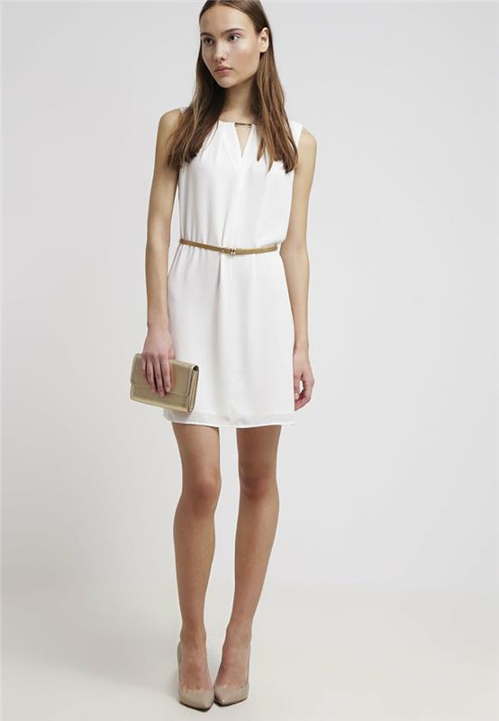 λευκά ρούχα λευκό φόρεμα zalando κυρίες μόδας πολύ λεπτή