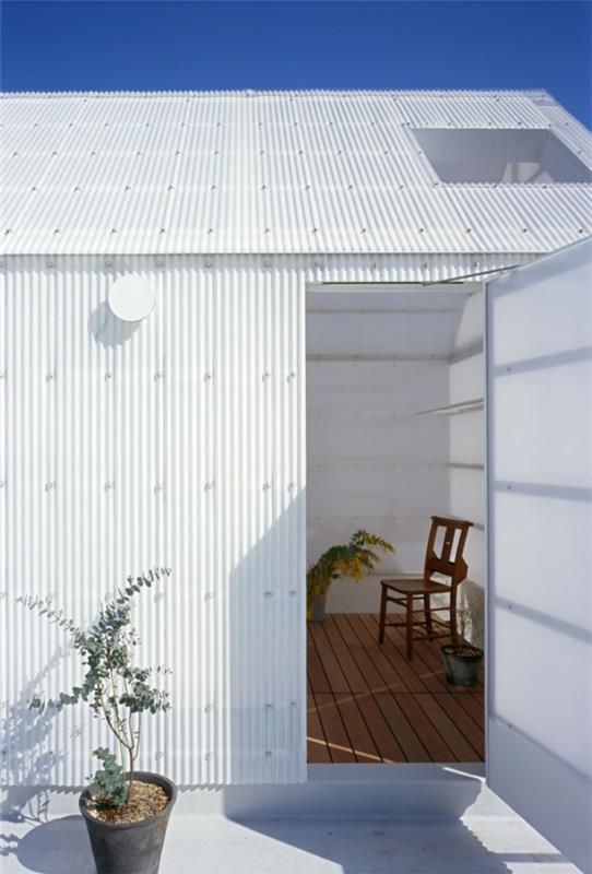 λευκή διαφανής καρέκλα σχεδιασμού σπιτιού ασίας