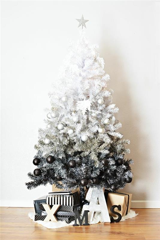 Χριστουγεννιάτικες χειροτεχνίες τεχνητό χριστουγεννιάτικο δέντρο με τεχνητό χιόνι
