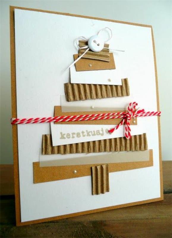 χριστουγεννιάτικες χειροτεχνίες φτιάξτε χριστουγεννιάτικες κάρτες μόνοι σας