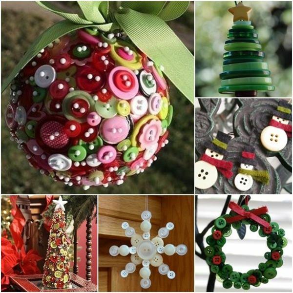 χριστουγεννιάτικες ιδέες χειροτεχνίας μπερδεμένες χριστουγεννιάτικες διακοσμήσεις χριστουγεννιάτικες χειροτεχνίες με κουμπιά