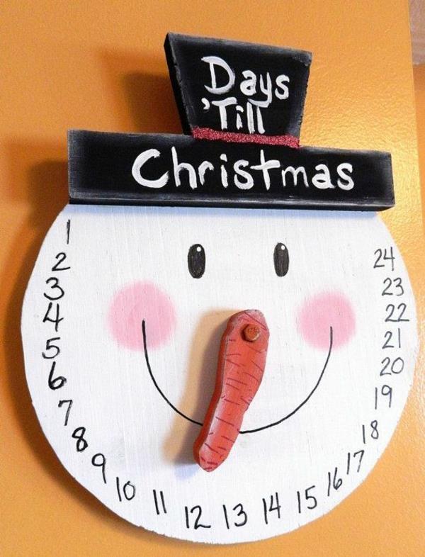 χριστουγεννιάτικες χειροτεχνίες ξύλο χριστουγεννιάτικες χειροτεχνίες χιονάνθρωπος ημερολόγιο έλευσης