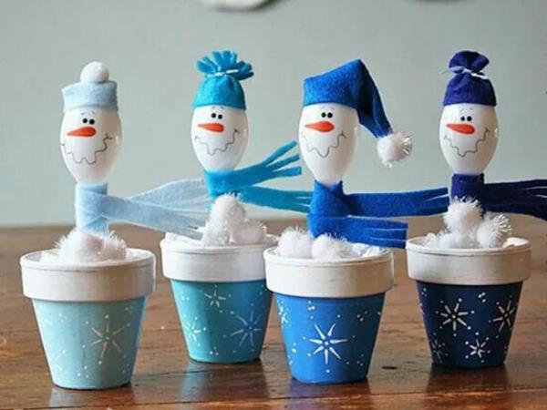 χριστουγεννιάτικες χειροτεχνίες με παιδιά ιδέες χειροτεχνίας για χριστουγεννιάτικους χιονάνθρωπους