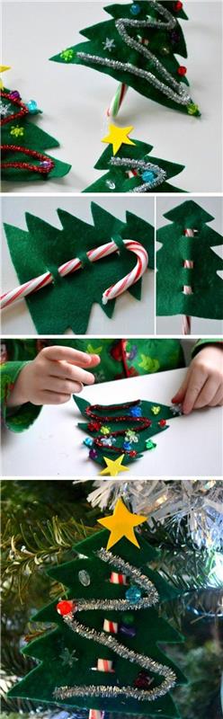 χριστουγεννιάτικες χειροτεχνίες με χρώματα βασικά σχήματα για παιδιά
