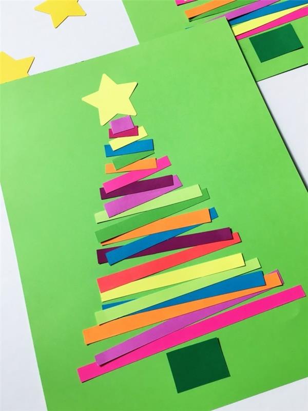 χριστουγεννιάτικες χειροτεχνίες με παιδιά φτιάξτε τις δικές σας βασικές μορφές χριστουγεννιάτικων καρτών