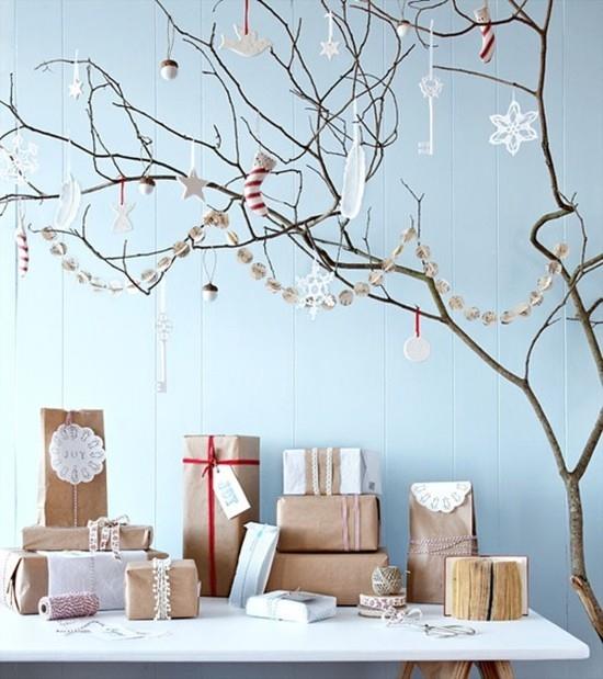 δώρα χριστουγεννιάτικου δέντρου σκανδιναβικές χριστουγεννιάτικες διακοσμήσεις