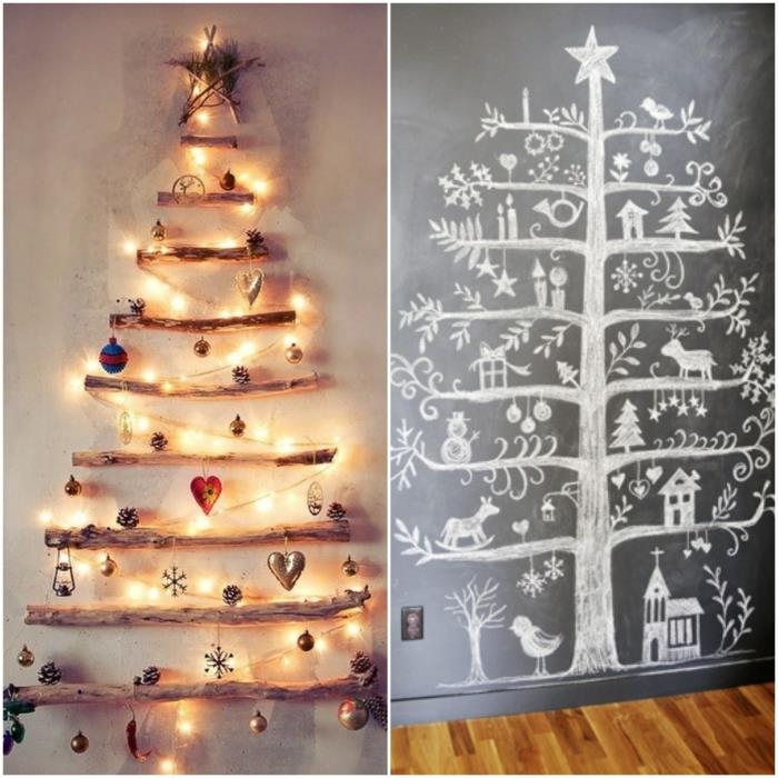 χριστουγεννιάτικο δέντρο τεχνητή τεχνητή δοκιμή χριστουγεννιάτικου δέντρου μέσω ζωγραφικής αυτοκόλλητου τοίχου τοίχου