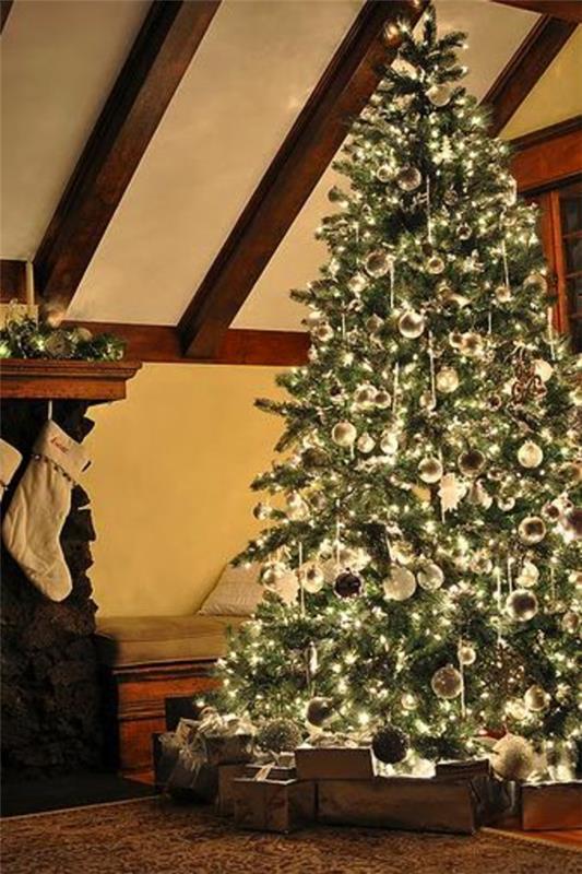 χριστουγεννιάτικο δέντρο φωτισμός κάλτσες δώρο χριστουγεννιάτικες μπάλες