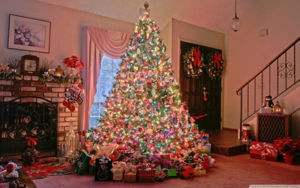 χριστουγεννιάτικο δέντρο φώτα νεράιδα πολύχρωμα φώτα