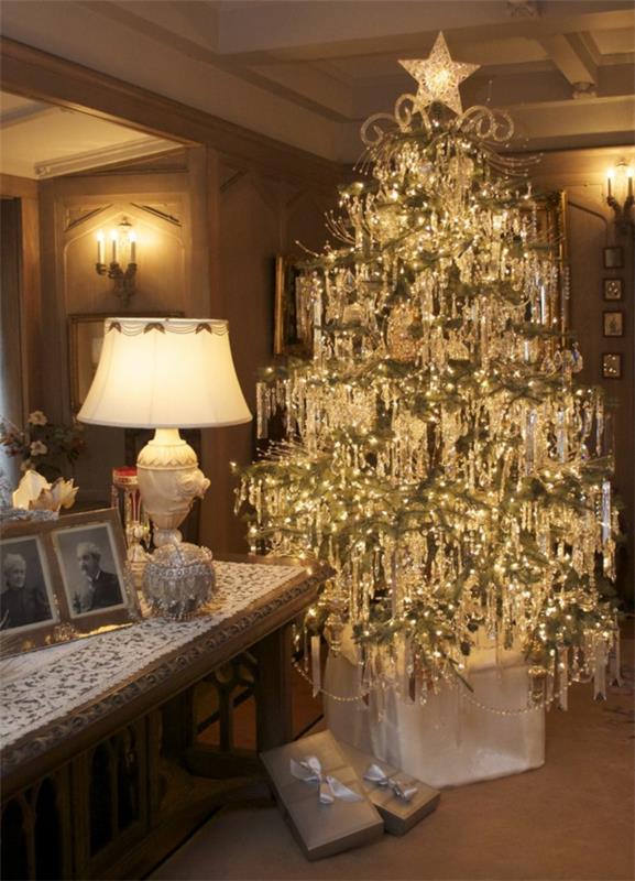 χριστουγεννιάτικο δέντρο φωτισμός νεράιδα φώτα κρύσταλλα