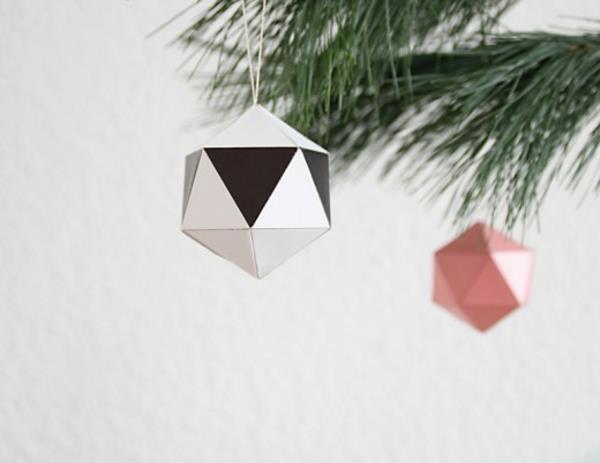 Διακοσμήσεις χριστουγεννιάτικων δέντρων μπερδέματα χαρτιού πτυσσόμενη μπάλα δέντρου origami