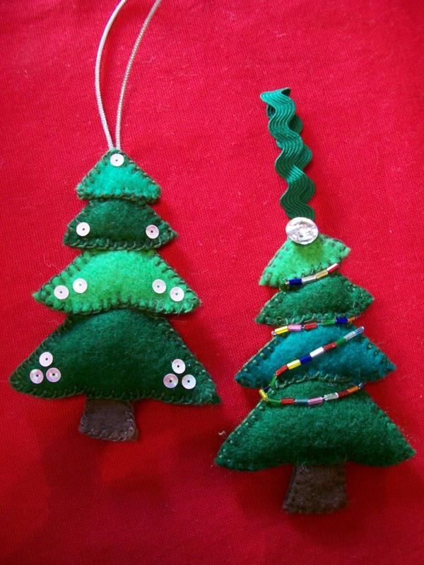 tinker χριστουγεννιάτικα δέντρα διακοσμήσεις μόνοι σας κάνουν τσόχα πράσινο δέντρο