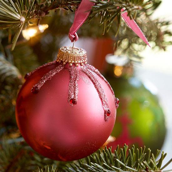 tinker χριστουγεννιάτικα διακοσμητικά κόκκινη μπάλα λαμπυρίζει
