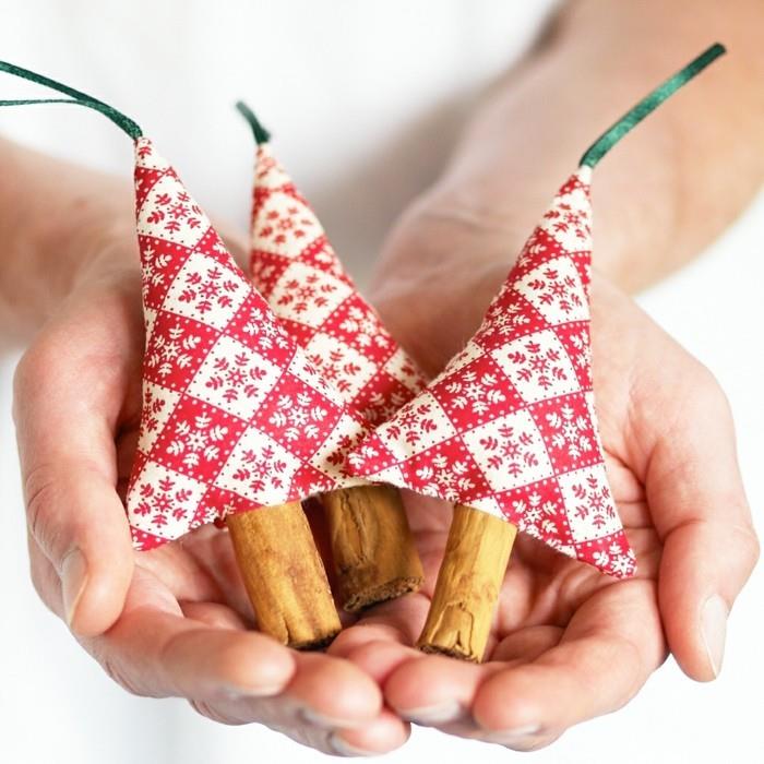 ράψτε χριστουγεννιάτικα στολίδια φτιάξτε φρέσκα κρεμαστά διακοσμητικά μόνοι σας έλατα