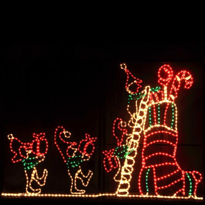χριστουγεννιάτικη διακόσμηση έξω χριστουγεννιάτικη διακόσμηση νεράιδα φώτα γλάστρες νεράιδα φώτα