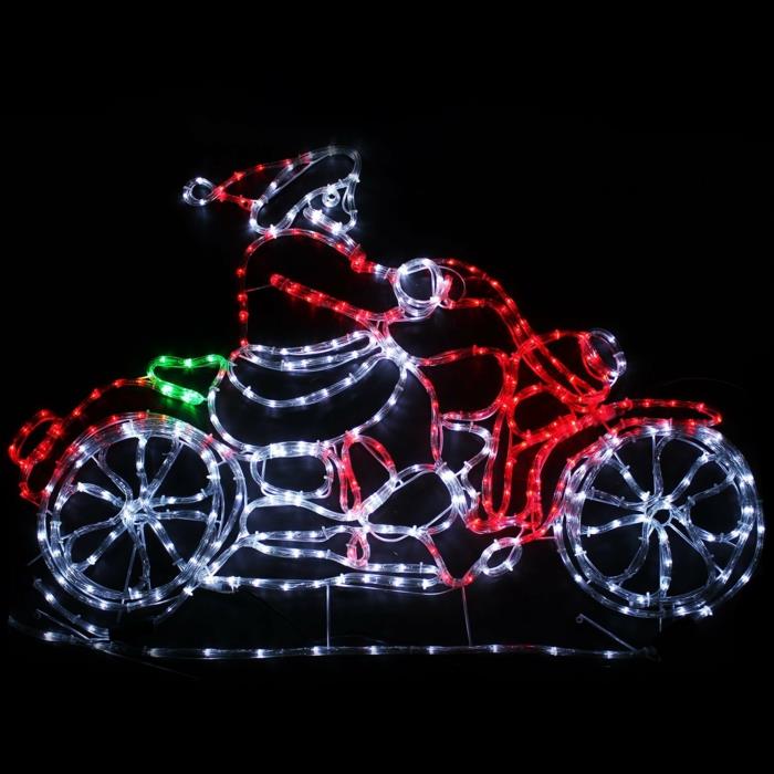 χριστουγεννιάτικη διακόσμηση χριστουγεννιάτικη διακόσμηση μοτοσικλέτα Άγιος Βασίλης