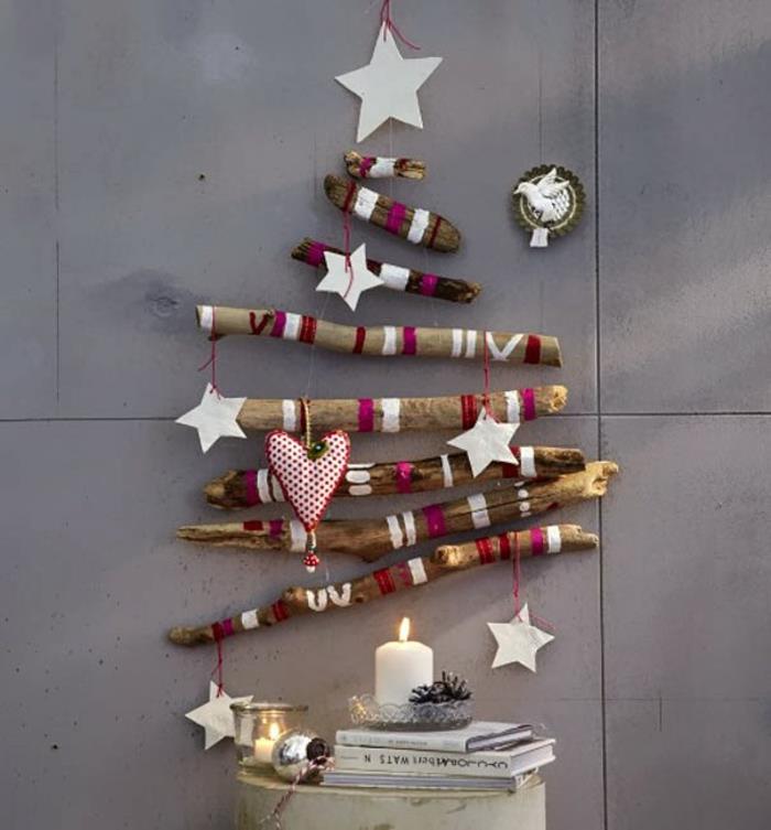 χριστουγεννιάτικη διακόσμηση αστέρια χριστουγεννιάτικο δέντρο driftwood αστέρια διακοσμήσεις χριστουγεννιάτικου δέντρου