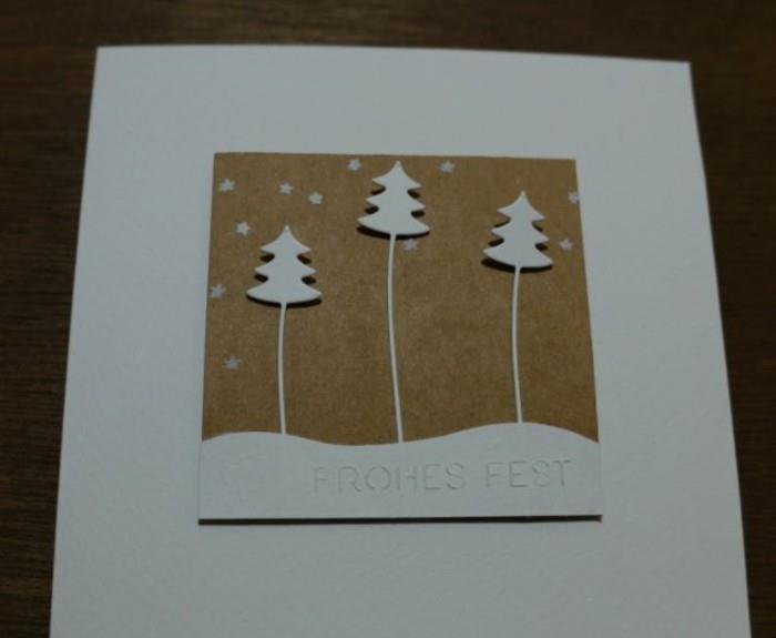 tinker χριστουγεννιάτικη κάρτα σιλουέτα χριστουγεννιάτικα τρία δέντρα