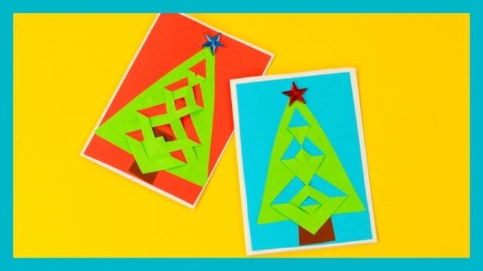 Χριστουγεννιάτικη κάρτα tinker χαρτί κομμένα απλά Χριστούγεννα