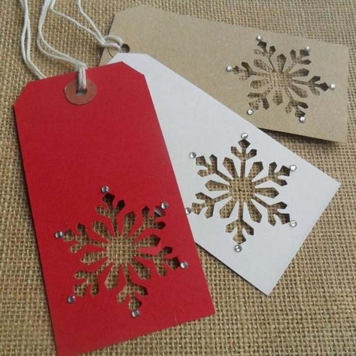 tinker χριστουγεννιάτικες κάρτες diy ιδέα χάντρες κρυστάλλων χιονιού