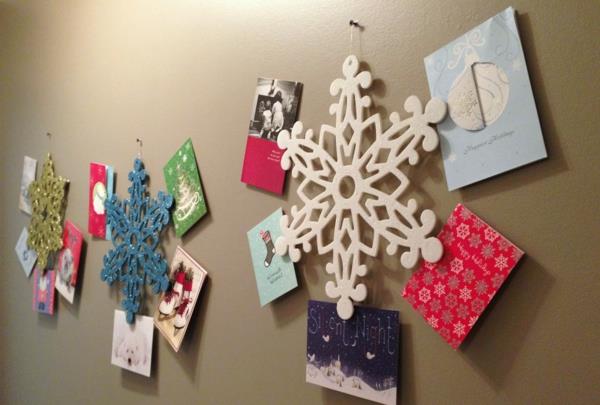 χριστουγεννιάτικες κάρτες χριστουγεννιάτικες ιδέες χειροτεχνίας ιδέες διακόσμησης τοίχων