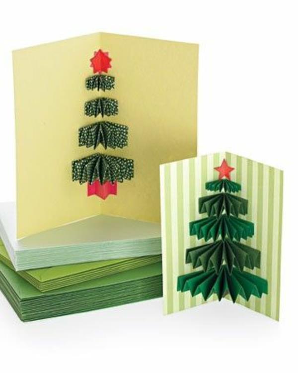 tinker χριστουγεννιάτικες κάρτες ιδέες όμορφο έλατο πράσινο