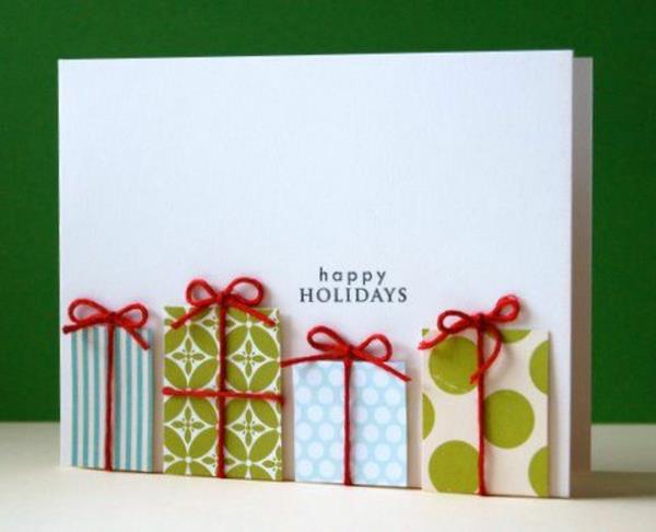 φτιάξτε τις δικές σας χριστουγεννιάτικες κάρτες ιδέες δώρα