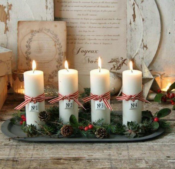 φτιάξτε τα δικά σας χριστουγεννιάτικα κεριά nomeriert advent plate