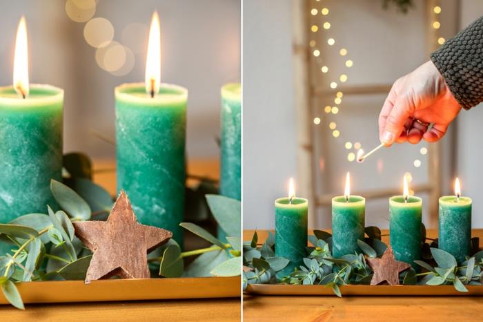 φτιάξτε μόνοι σας χριστουγεννιάτικα κεριά αξεσουάρ ρολά χαρτιού υγείας ιδέες ανακύκλωσης