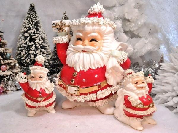 Άγιος Βασίλης-από-κεραμικά-Χριστούγεννα-διακόσμηση