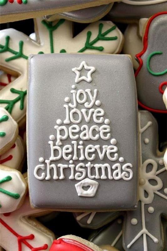 Τα χριστουγεννιάτικα μπισκότα απλώς κανονίζουν έλατο με μηνύματα