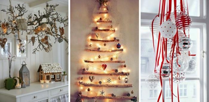 χριστουγεννιάτικα στολίδια σκανδιναβικό στιλ ρουστίκ χριστουγεννιάτικες ιδέες διακόσμησης