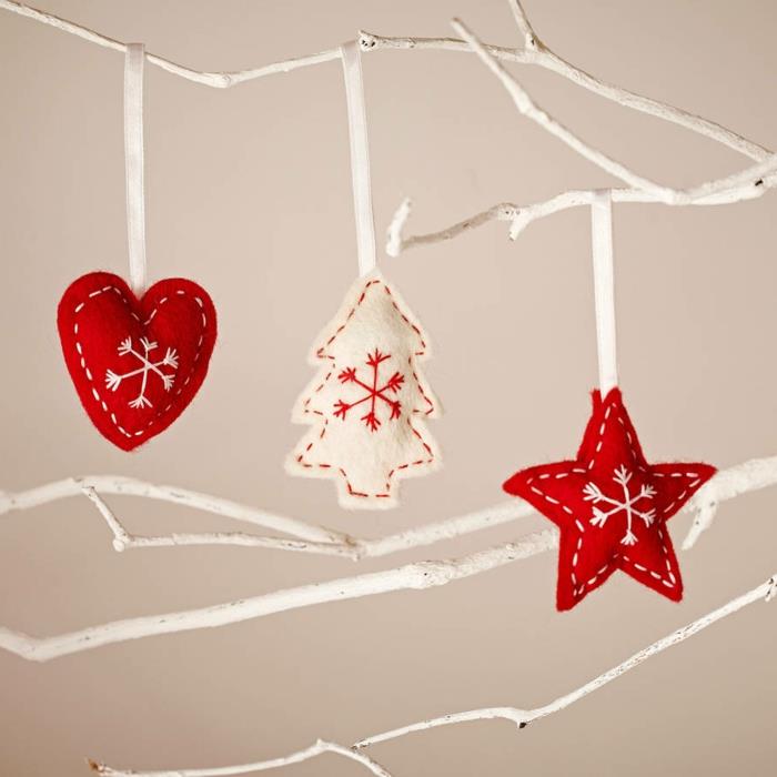 χριστουγεννιάτικα στολίδια σκανδιναβικό στυλ χριστουγεννιάτικο στολίδι αστέρι έλατο καρδιά