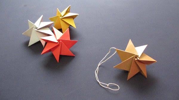 poinsettias φτιάξτε τα δικά σας Χριστούγεννα origami