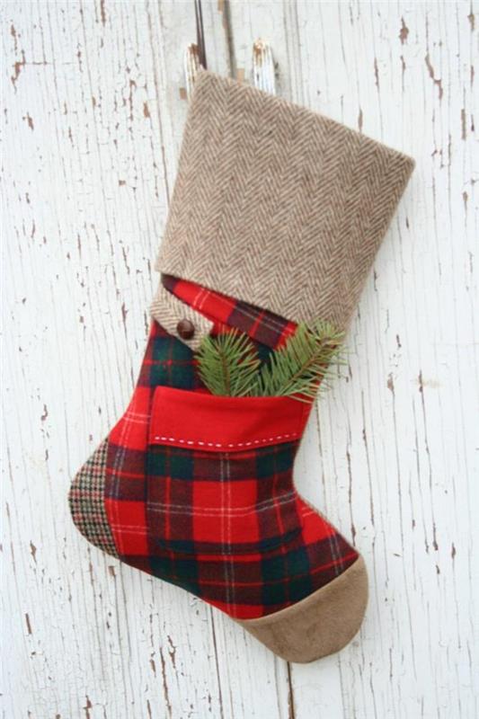 χριστουγεννιάτικες κάλτσες diy ιδέες χριστουγεννιάτικες κάλτσες tinker υφασμάτινες κάλτσες