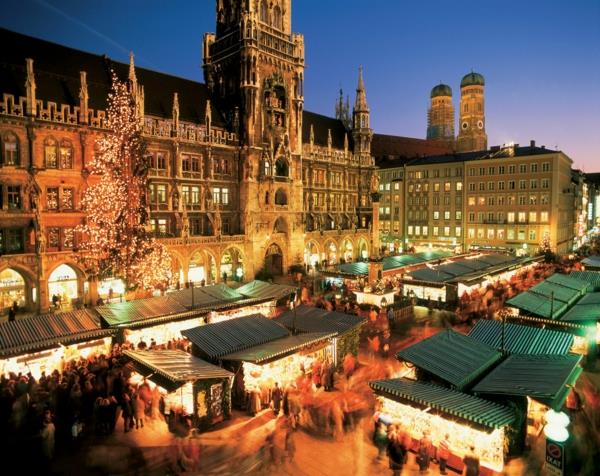 Χριστουγεννιάτικες διακοπές στη Γερμανία Χριστουγεννιάτικη αγορά Μόναχο